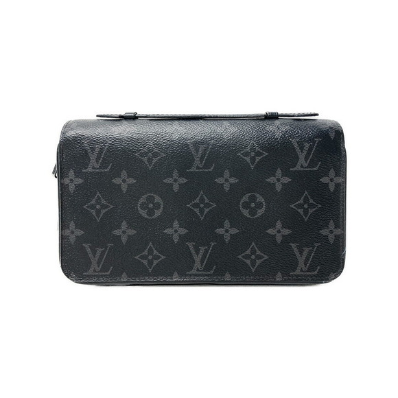 Louis Vuitton Black Eclipse Monogram Wallet Zip Long Zippy - Picture 1 of 8